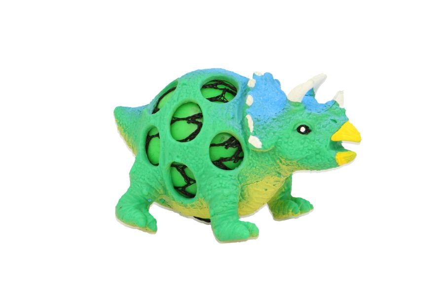 Keykraft Squeezy Mesh Dinosaurs mesh squeeze sensory fidget toy
