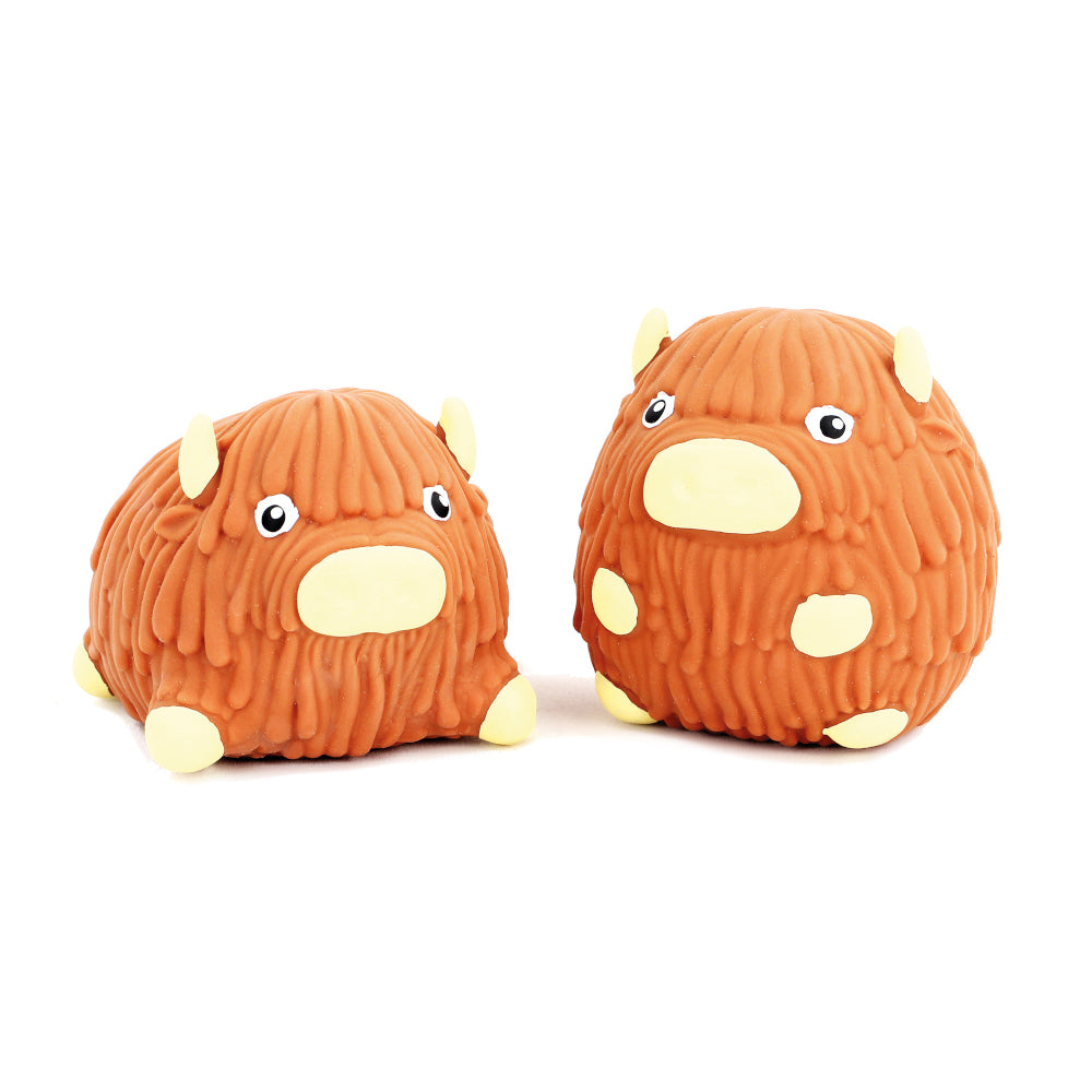 Keykraft Squidgy Highland Cow squishy toy stress relief animal