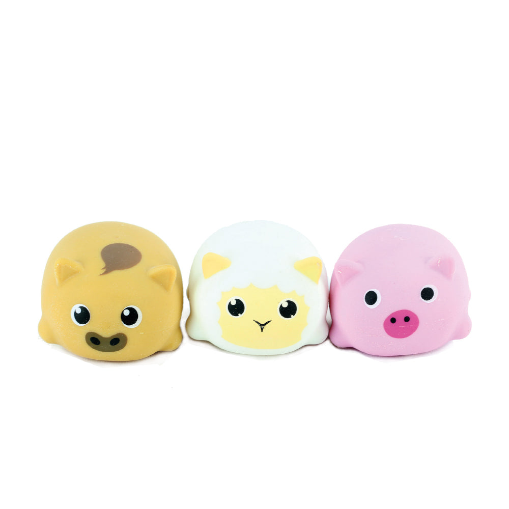 Keykraft Squidgy Farm Animals squishy toy assorted styles fidget