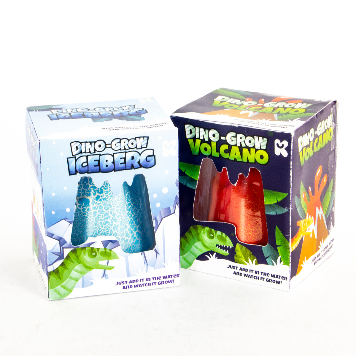 Keykraft Dino Grow Iceberg Volcano growing toy assorted styles dinosaur