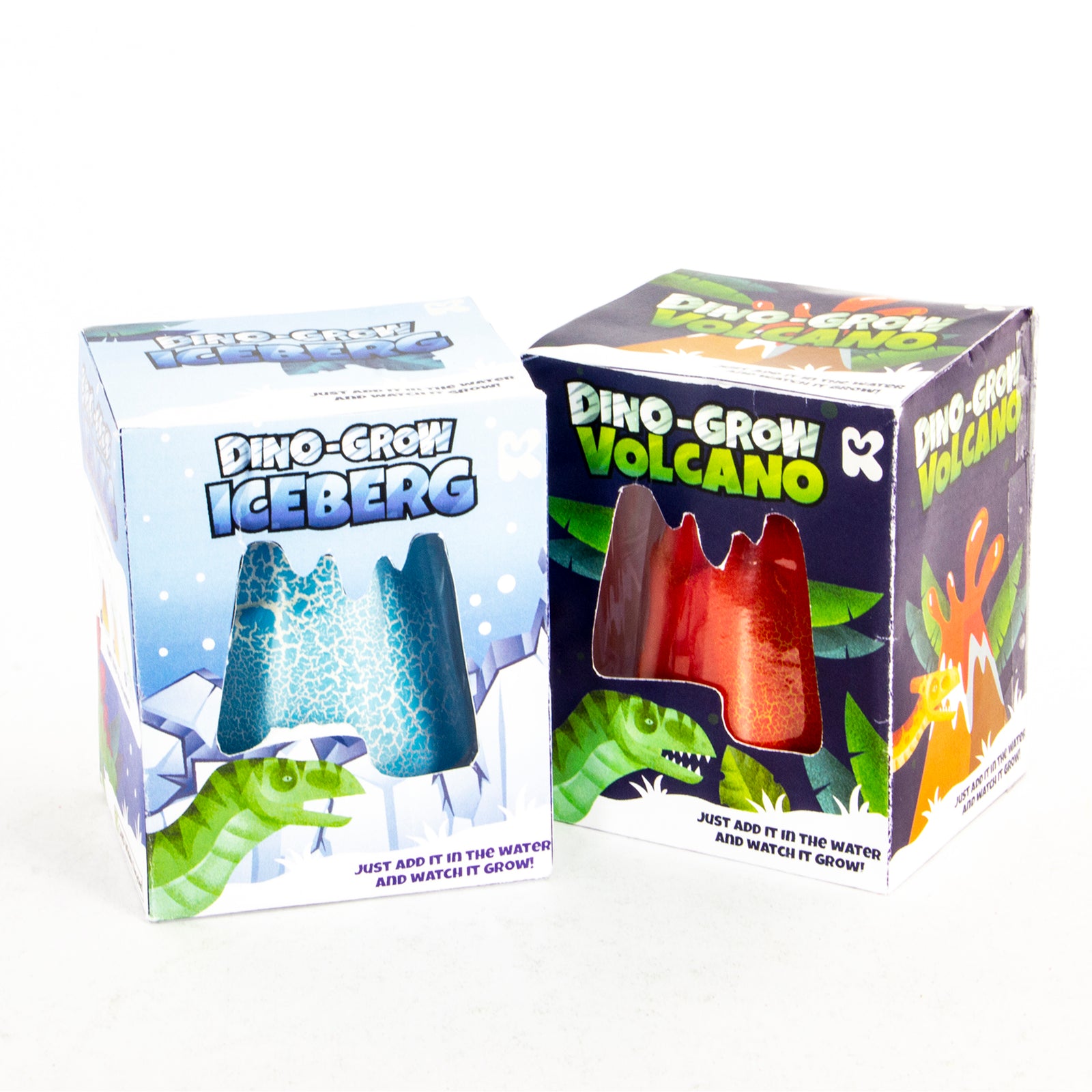 Keykraft Dino Grow Iceberg Volcano growing toy assorted styles dinosaur