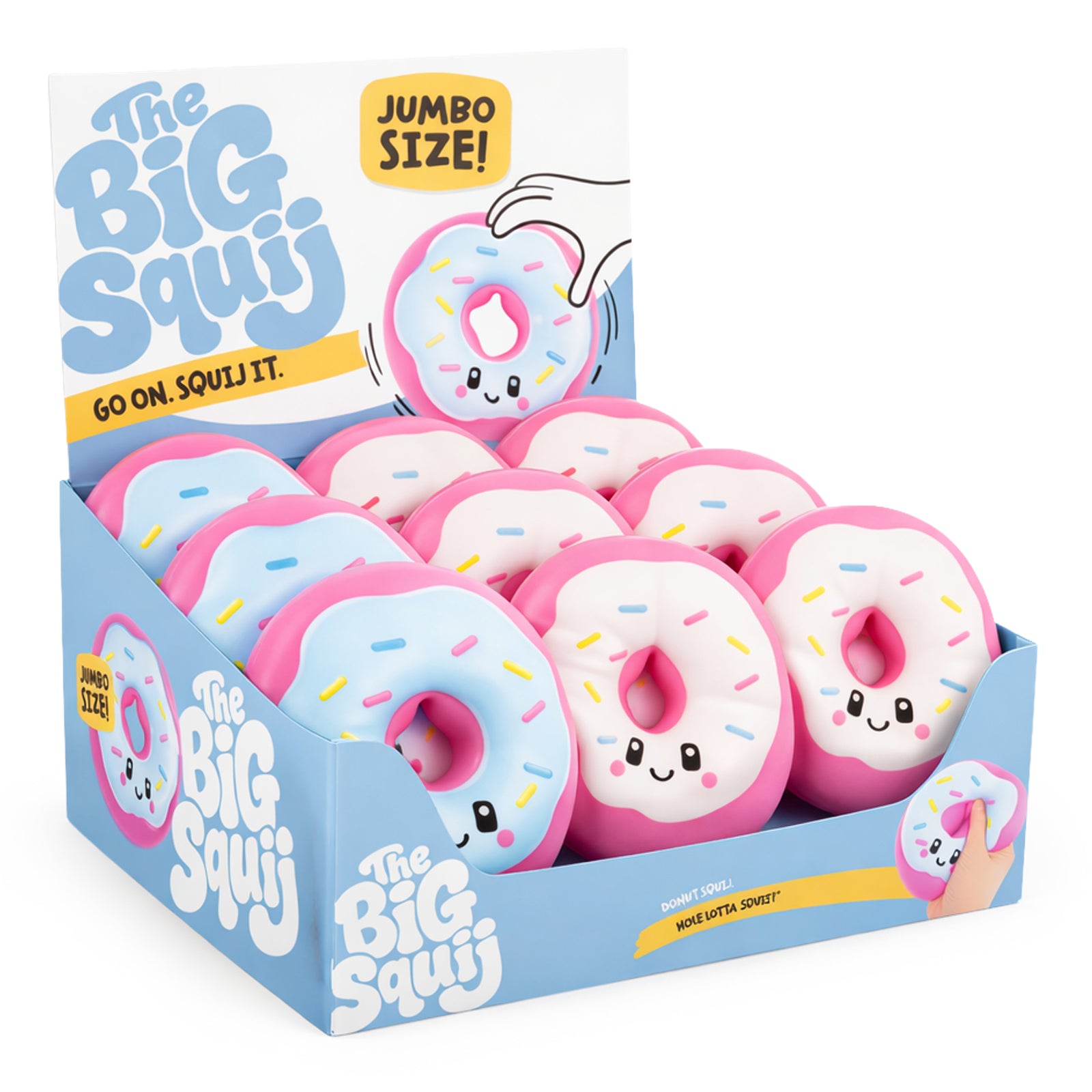 Keykraft Jumbo Squishy Donut stress toy assorted colors food squishy