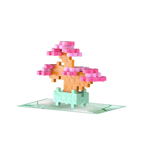 Plus-Plus Playful Plant Packets Blissful Bonsai 50 interlocking building blocks STEM activity