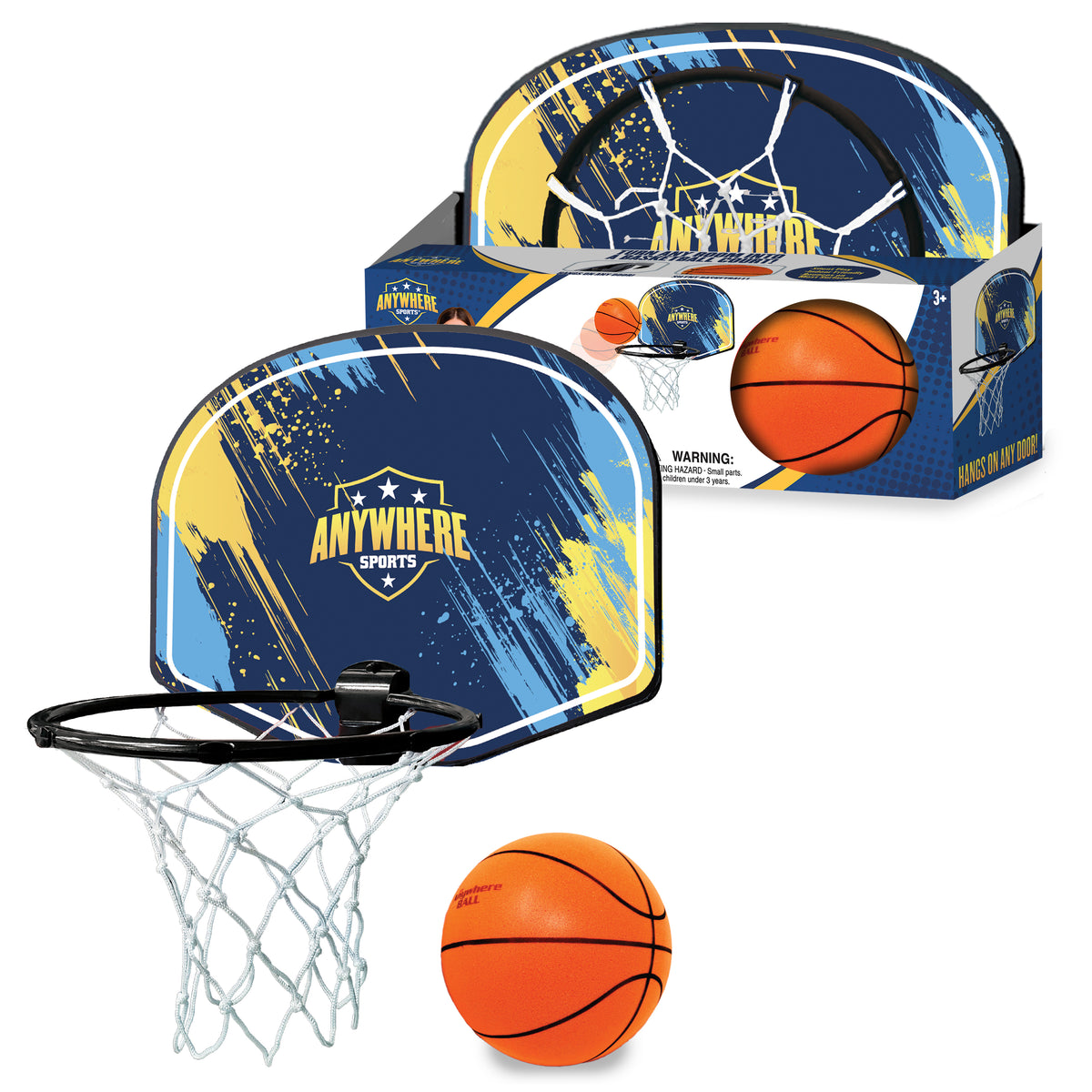 Silent Basketball & Hoop Set