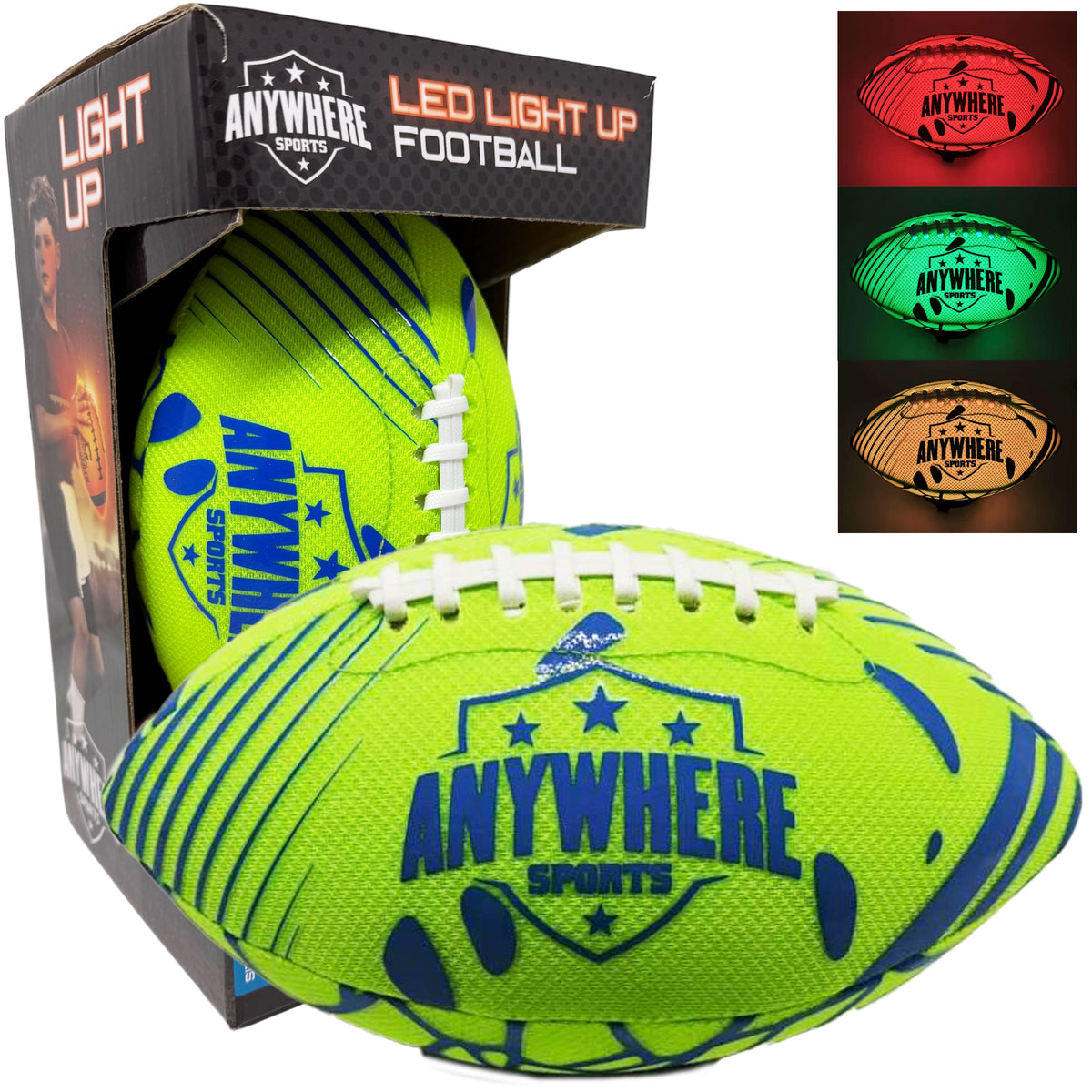 Pro Glow Light-Up Football Size 6