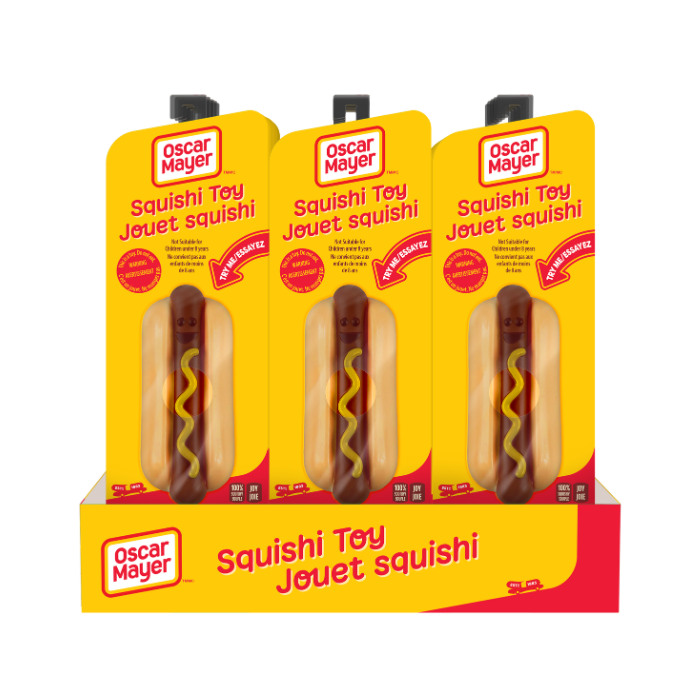 Oscar Mayer Squishi Hot Dog Toy