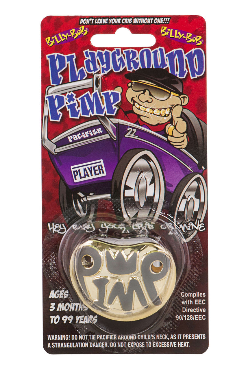 Baby Pimp Gold Pacifier