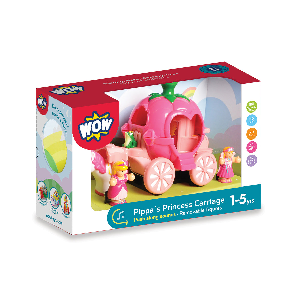 WOW Toys Pippa's Princess Carriage opening dressing room toddler princess toy ages 1-5