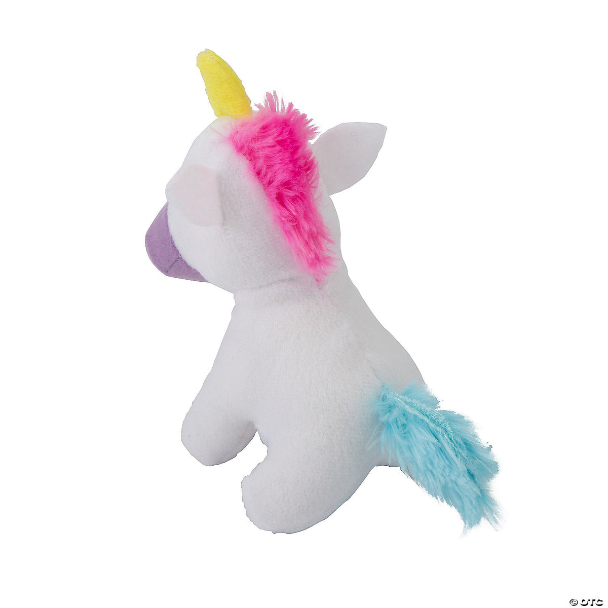 4.5" Happy White Stuffed Unicorns (1 Piece)