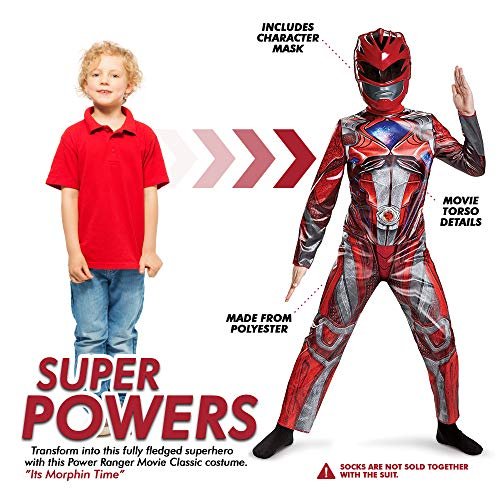 Large Disguise Red Power Ranger Costume