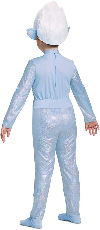 Tiny Diamond Costume, Trolls World Tour Tiny Diamond Troll Costume for Kids with Headpiece