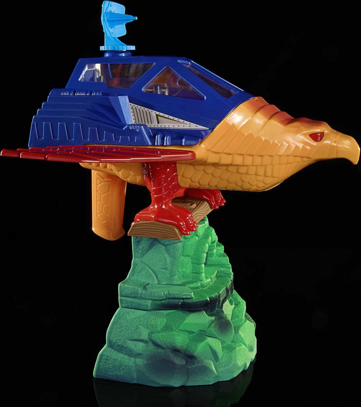 Masters of the Universe Origins Playset with Toy Plane & Accessories, Point Dread Mystical Outpost & Talon Fighter Jet, 5.5-inch Scale