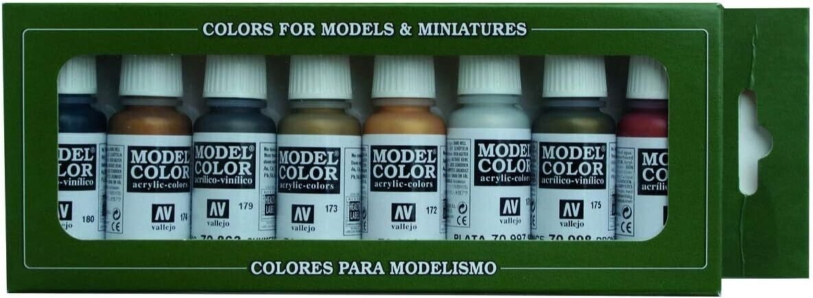 Metallic Colors, 17ml (Set of 8)