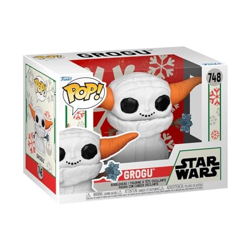 Funko Pop Star Wars: Mandolorian - Grogu (The Child, Baby Yoda) - (Snowman) - Star Wars: The Mandalorian - Collectable Vinyl Figure - Gift Idea - Official Merchandise - Toys for Kids & Adults
