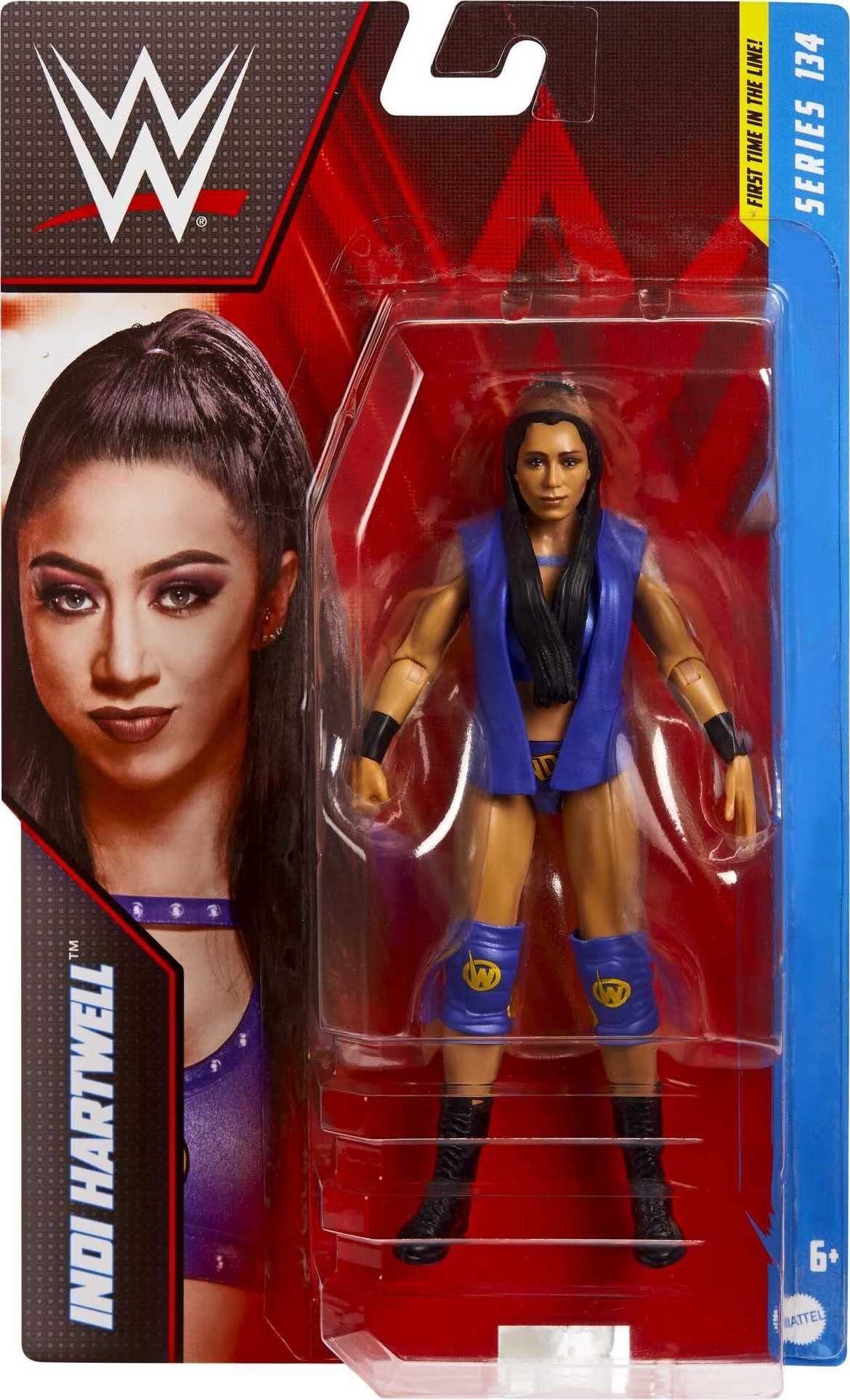 Mattel WWE Basic Action Figure, Indi Hartwell, Posable 6-inch Collectible for Ages 6 Years Old & Up