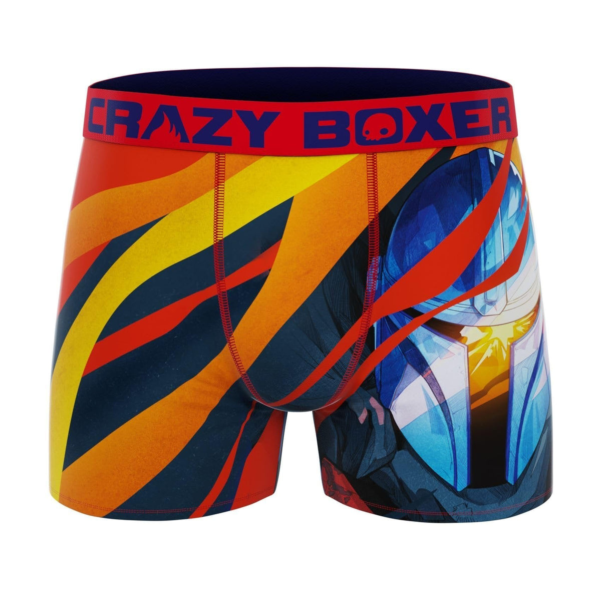 Crazy Boxers Star Wars The Mandalorian Helmet Art Briefs Medium (32-34)