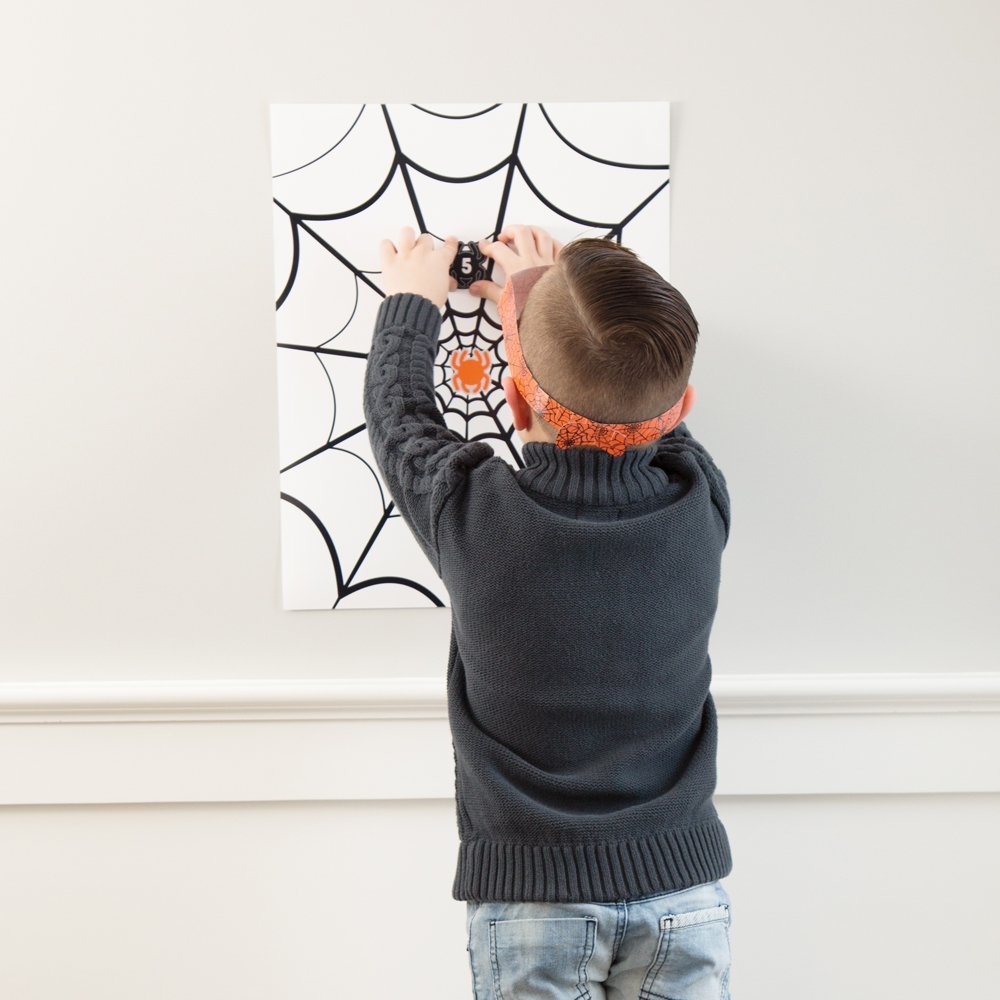 Pin the Spider On The Web Party Game - 24 Players, 1 Pc
