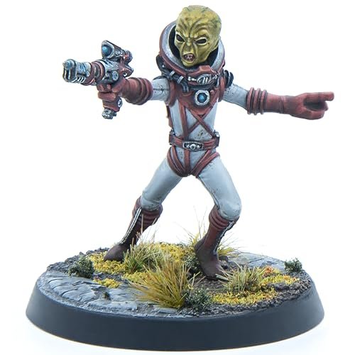 Modiphius Entertainment: Fallout: Miniatures - Zetans: Invaders from Beyond - 5 Resin Figures, Appalachia Wave, Unpainted & Unassembled, Licensed