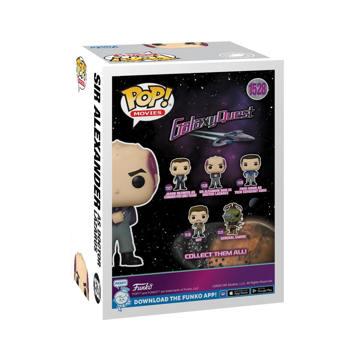 Funko POP! Movies: Galaxy Quest – Sir Alexander as Doctor Lazarus - Collectable Vinyl Figure - Gift Idea - Official Merchandise - for Kids & Adults - Movies Fans - Model Figure for Collectors