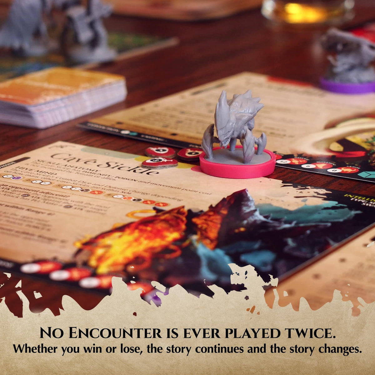 Middara Unintentional Malum: Act 1 (v.1.2) - Fully Cooperative Fantasy Board Game for Friends &amp; Family - Includes 400 Unique Illustrations, 60+ Encounters &amp; More - Dungeon Crawler Game (1-4 Players)