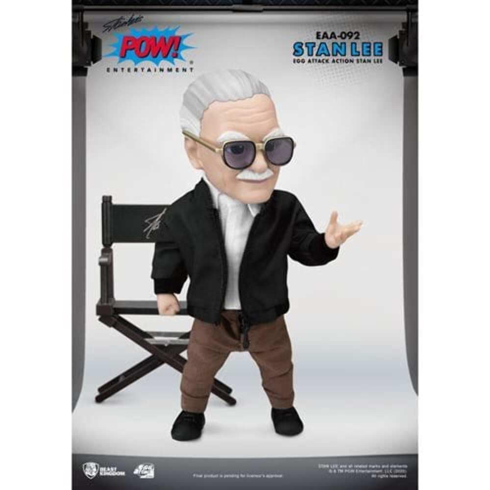 Beast Kingdom Stan Lee EAA-092 Egg Action Action Figure, Multicolor