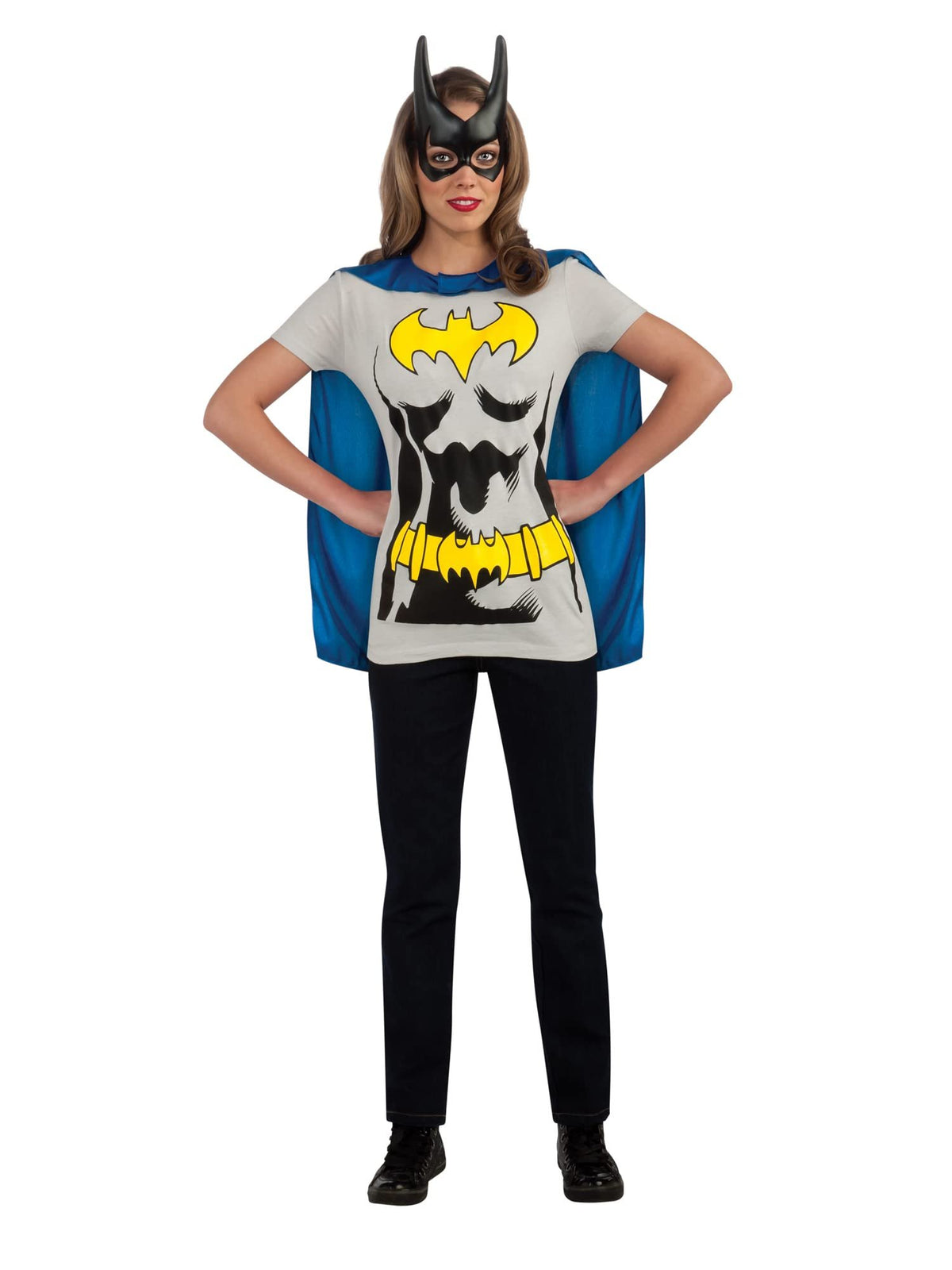 DC Comics Batgirl T-Shirt with Cape and Mask