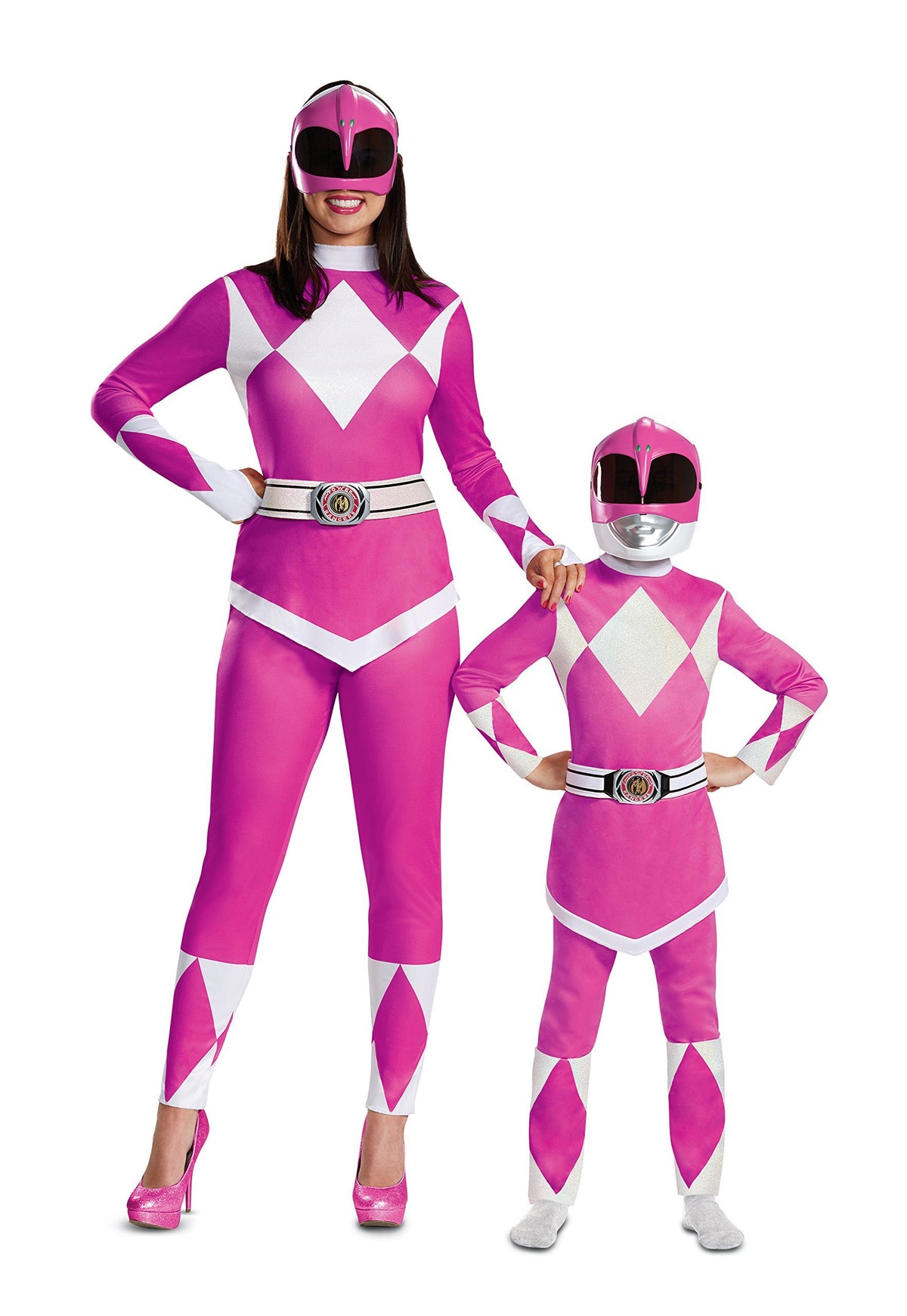 Disguise Pink Ranger Deluxe Child Costume, Pink, Size/(4-6x)