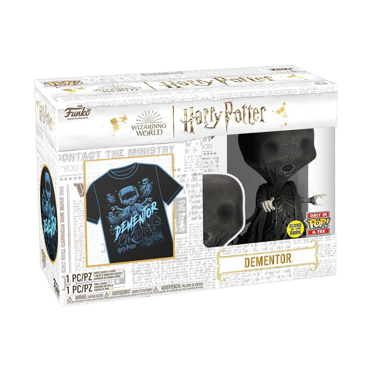 Funko Pop! &amp; Tee: Harry Potter - Dementor - M