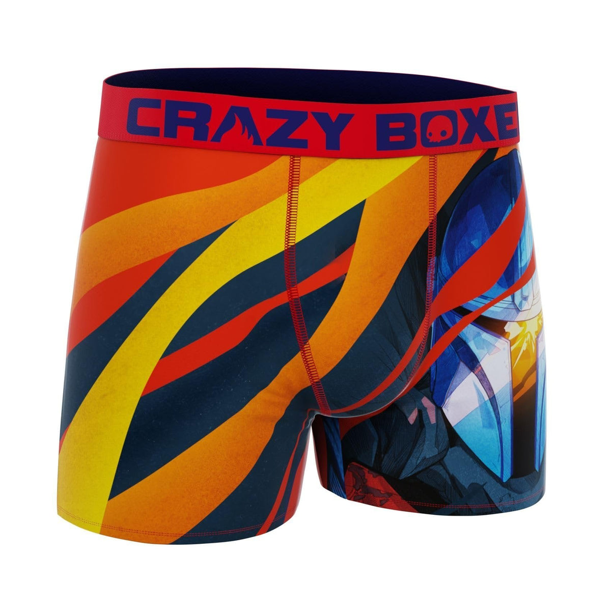 CRAZYBOXER Men's Underwear The Mandalorian Lightweight Distortion-free Boxer Brief Breathable