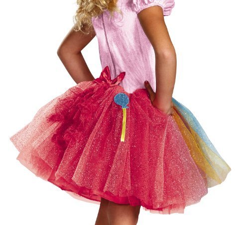 Hasbro&#39;s My Little Pony Pinkie Pie Tutu Prestige Girls Costume, X-Small/3T-4T