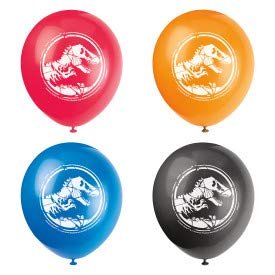 Jurassic World Fallen Kingdom Birthday Party Balloon Bouquet, 10 pieces