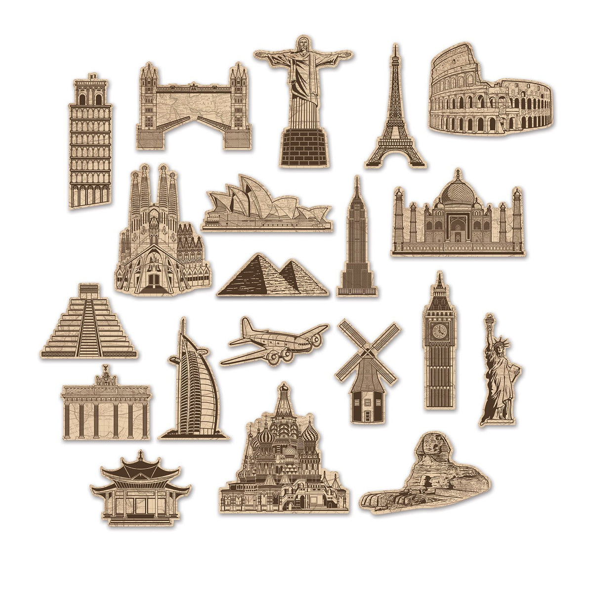 Beistle Around The World Cutouts