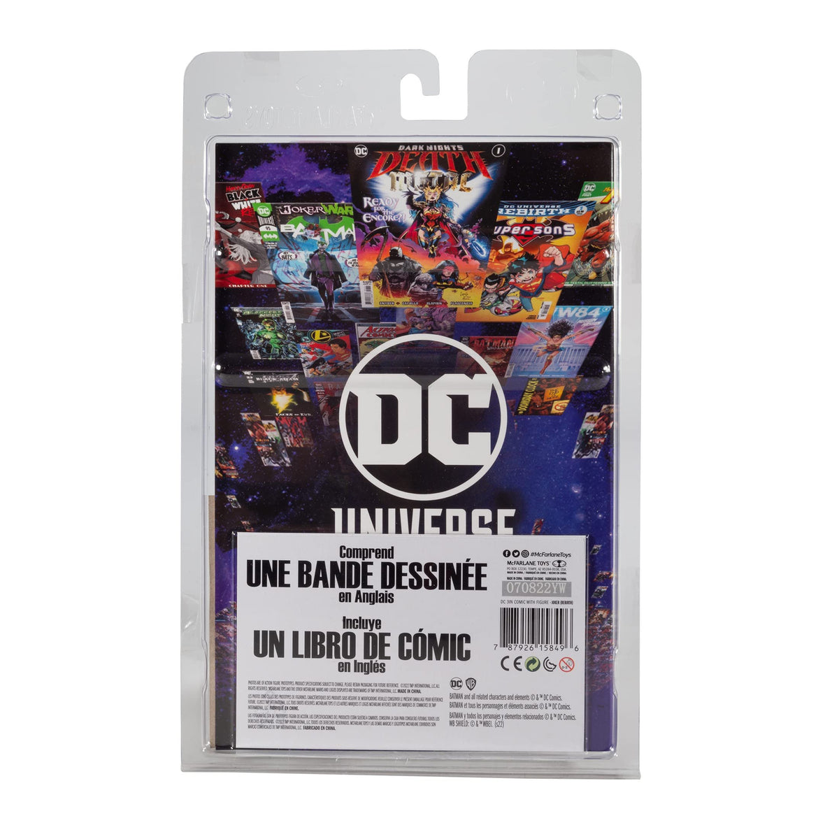 McFarlane Toys - DC Direct Page Punchers Aquaman 3in Figure with Flashpoint Comic