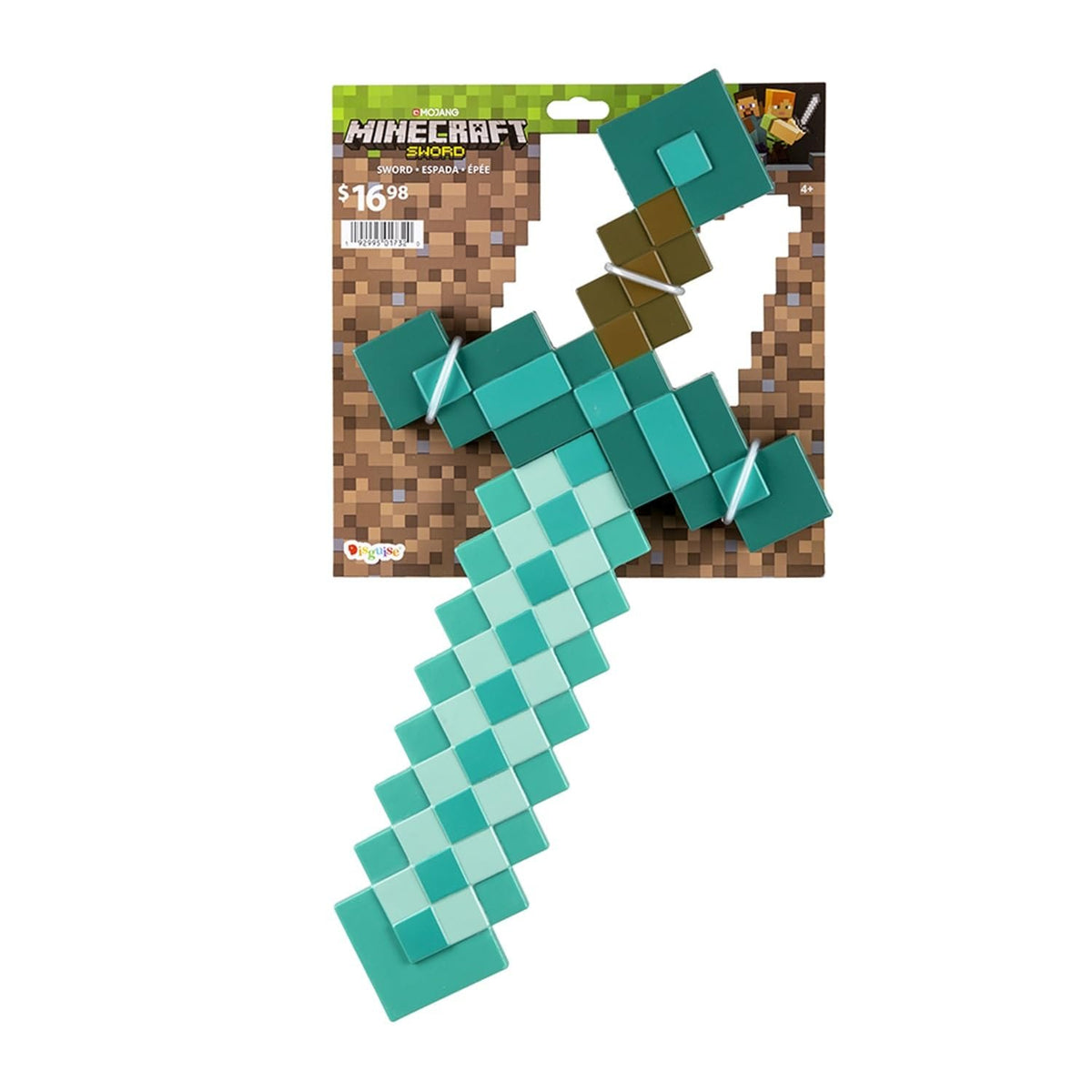 Minecraft Sword Costume Accessory, Official Diamond Sword from Minecraft, One Size