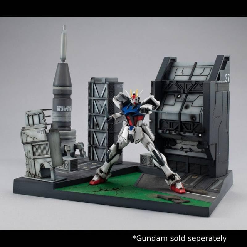 Megahouse - Gundam Seed - G Structure (GS06) Heliopolis Battle Stage 1/144 HG Series, Realistic Model Series