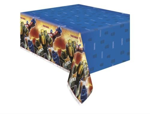 Unique Transformers Rectangular Plastic Table Cover - 54&quot; x 84&quot;, 1 Pc