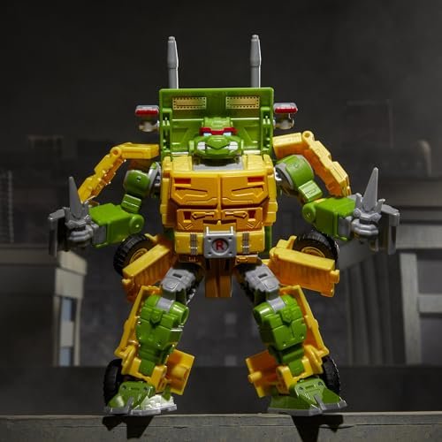 Transformers Collaborative Teenage Mutant Ninja Turtles x Toy Party Wallop, 7-inch Action Figure, 8+