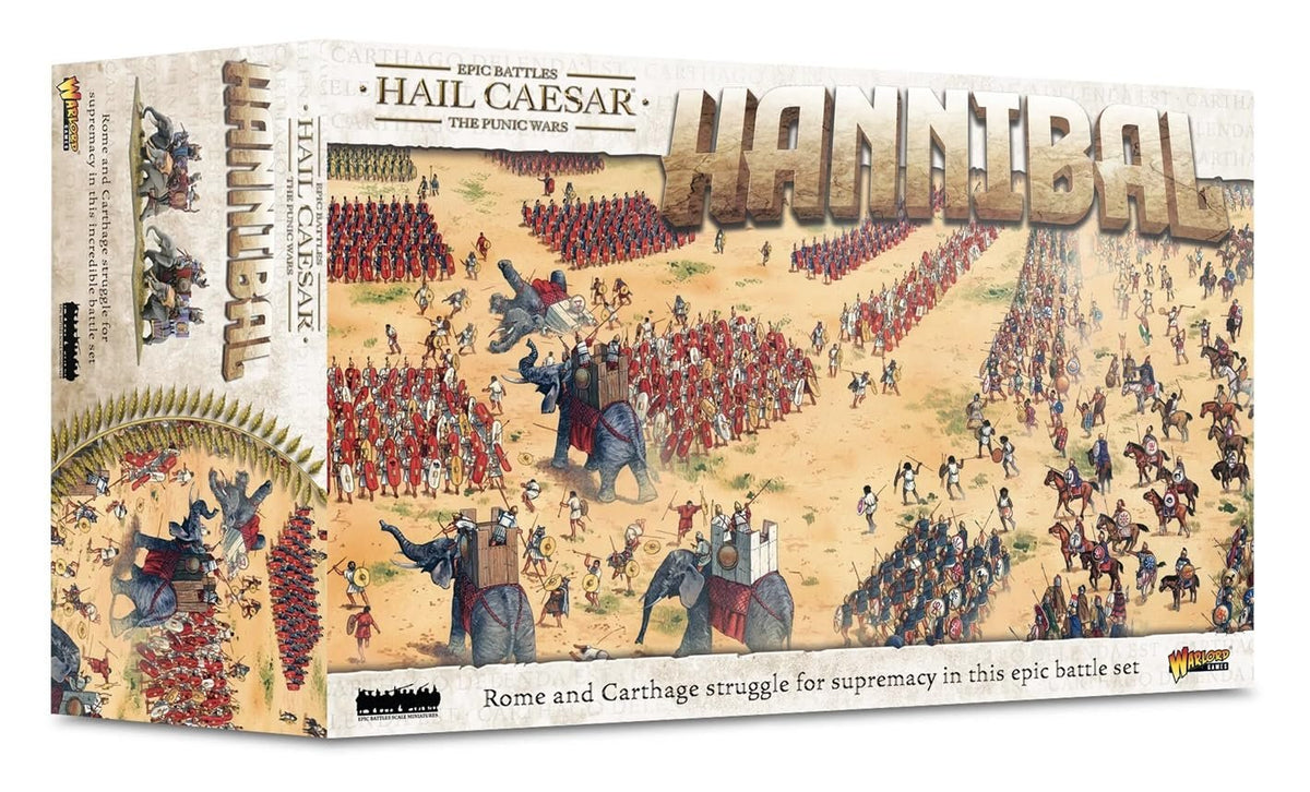 Warlord Games Hannibal Battle-Set - Epic Scale Plastic Miniatures for Hail Caesar Highly Detailed Anicent Era Miniatures for Table-top Wargaming, 112010001