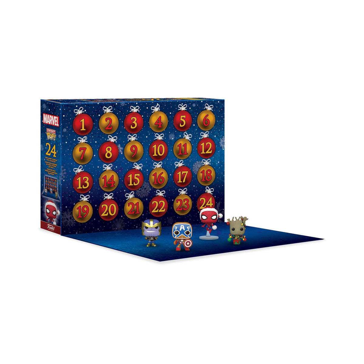 Funko Pop! Advent Calendar: Marvel - 24 Days of Surprises - Collectible Vinyl Mini Figures - Mystery Box - Gift Idea - Holiday Present for Girls, Boys & Kids - Christmas Countdown