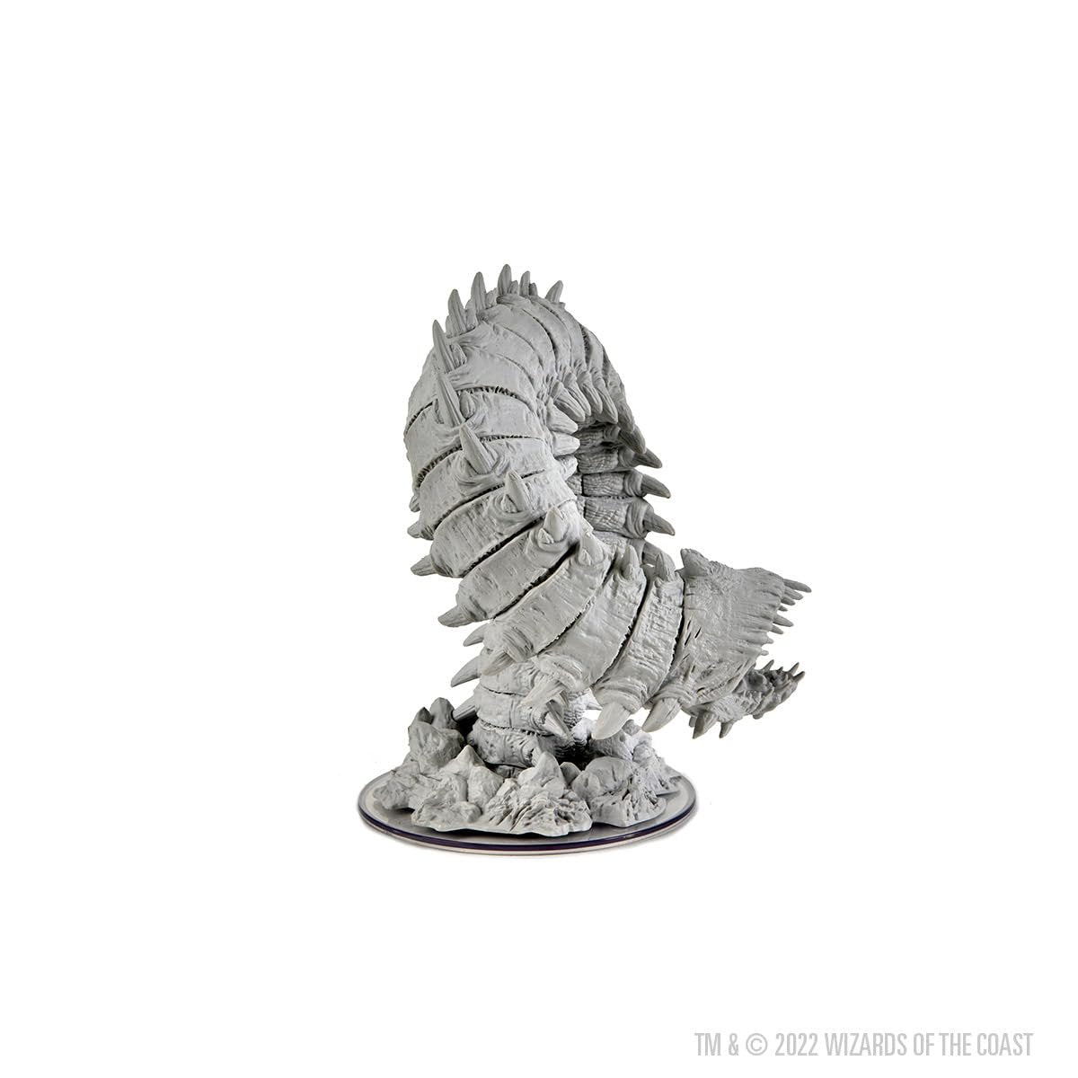 WizKids D&D Nolzur's Marvelous Miniatures: Purple Worm - Unpainted Figure, RPG, Dungeons & Dragons