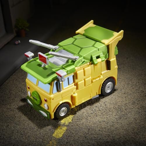 Transformers Collaborative Teenage Mutant Ninja Turtles x Toy Party Wallop, 7-inch Action Figure, 8+