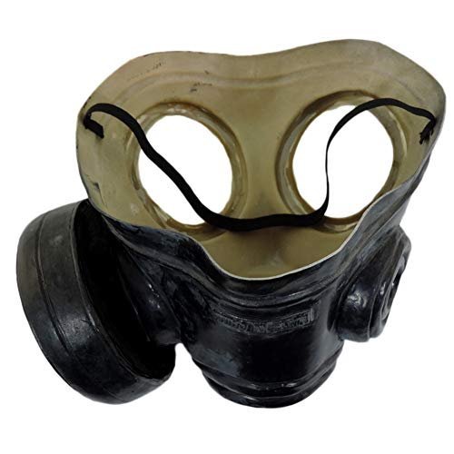 Loftus Realistic Look Biohazard Costume Gas Mask, Black, One Size