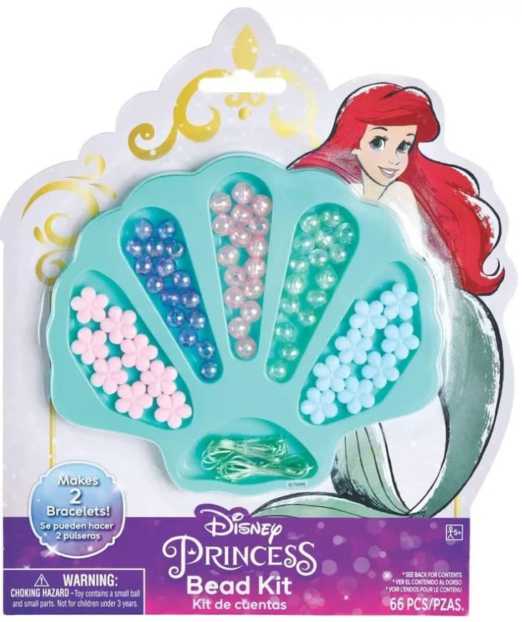 Amscan Jewelry Bead Kit | Includes 64 Multicolor Beads &amp; 2 Elastic Strings, Ideal Party Gift for Birthdays &amp; Themed Events - 1 Set