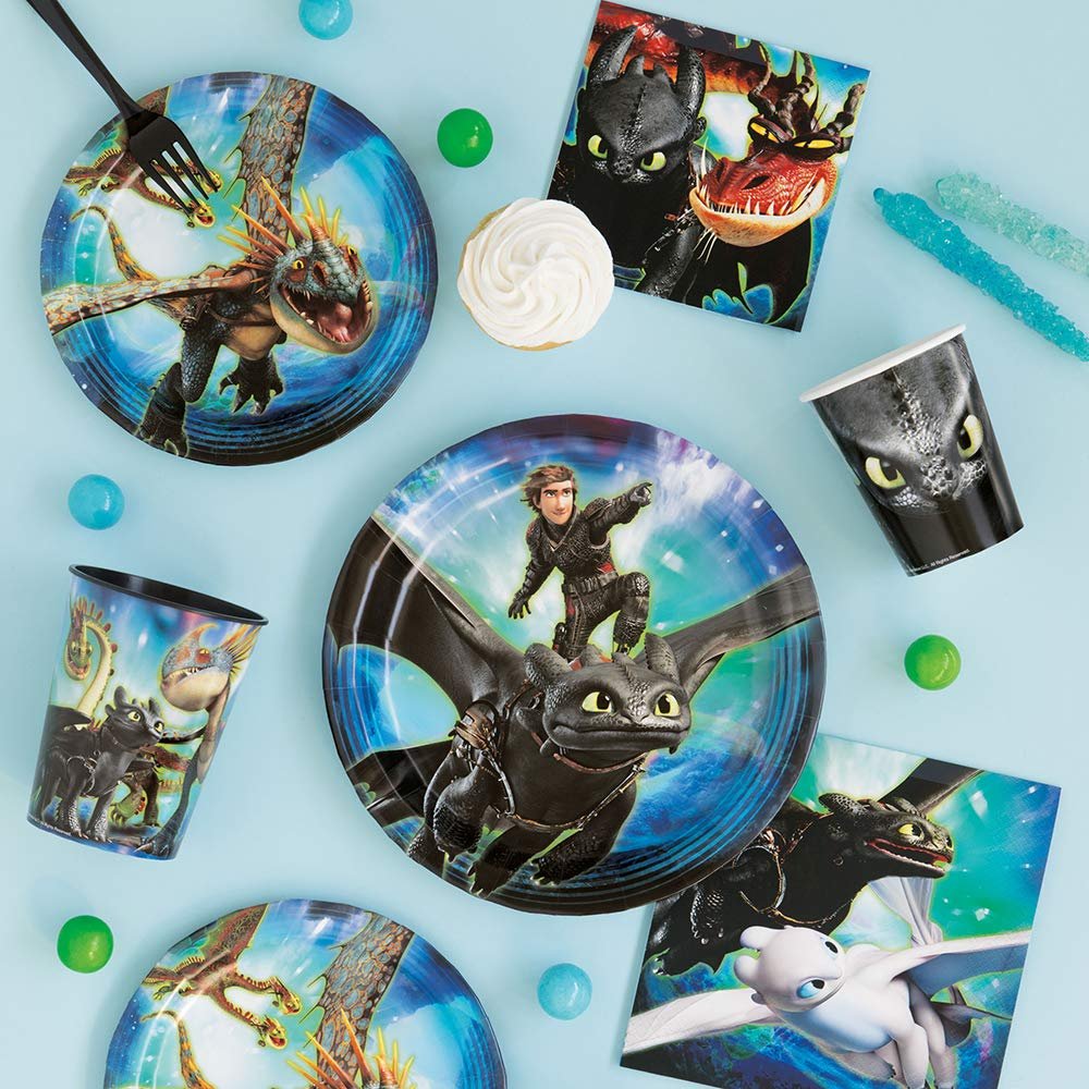 How To Train Your Dragon 3 Luncheon Napkins - 6.5" x 6.5", 16 Pcs