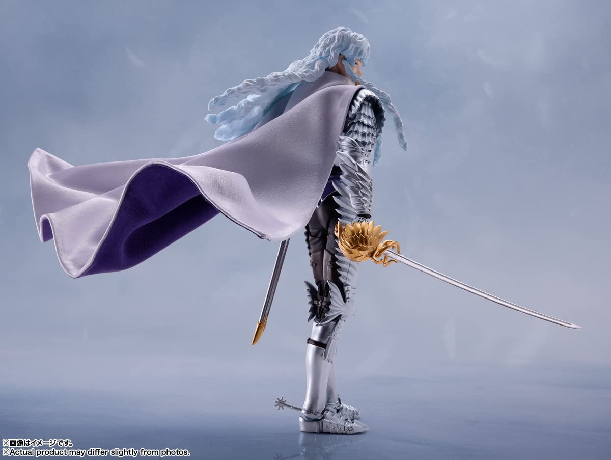 TAMASHII NATIONS - Berserk - Griffith (Hawk of Light), Bandai Spirits S.H.Figuarts Action Figure