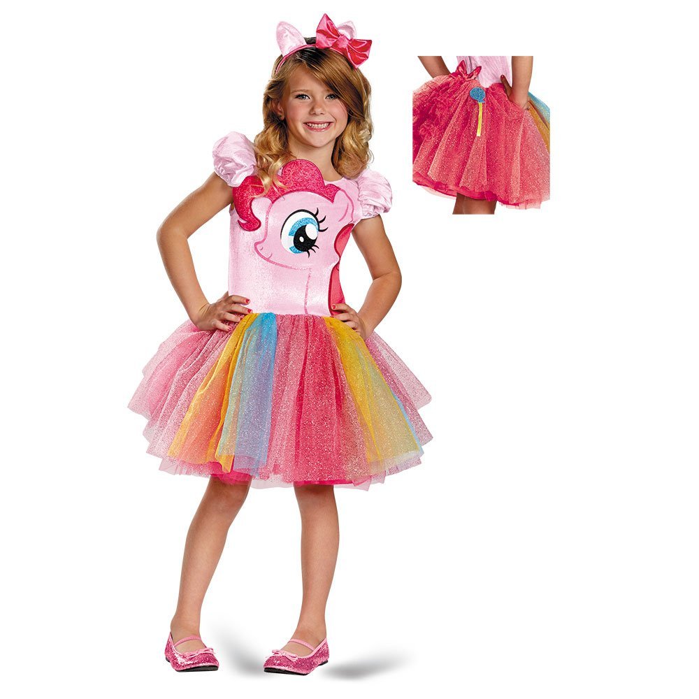 Hasbro&#39;s My Little Pony Pinkie Pie Tutu Prestige Girls Costume, X-Small/3T-4T