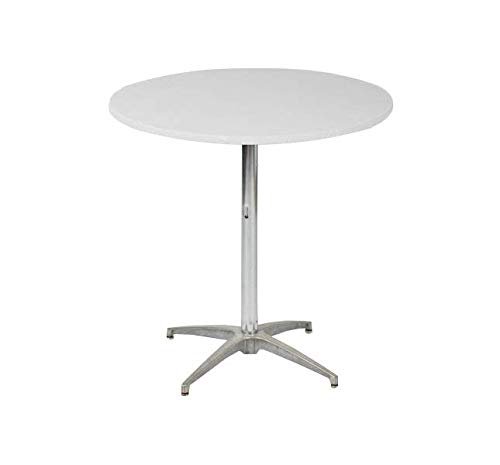 Kwik-Covers 30" Round Fitted Plastic Table Covers, Bundle of 5 (Red)