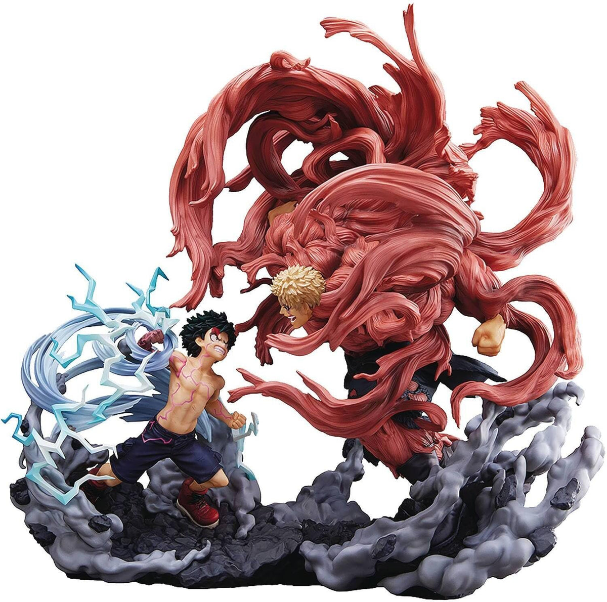 Tomytec My Hero Academia: Izuku Midoriya vs. Muscular Super Situation Figure