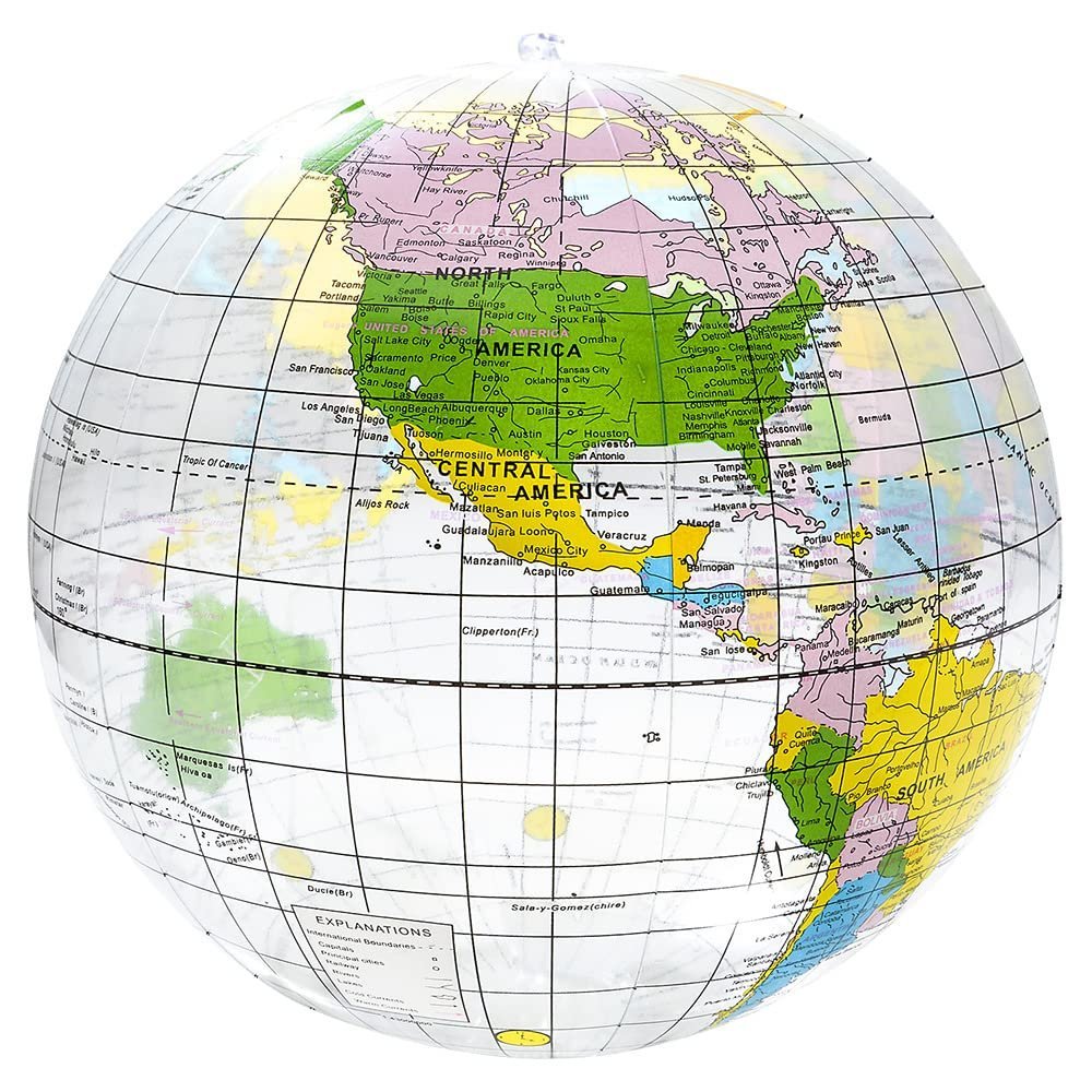 16" CLEAR GLOBE INFLATE