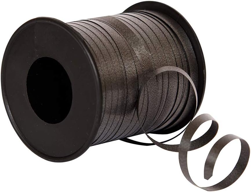 Elegant Black Curling Ribbon - 1 Roll